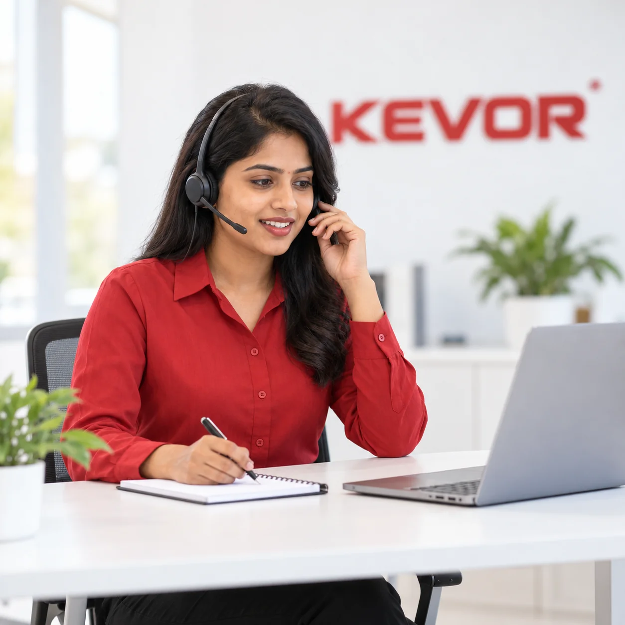 Illustrative scene: KEVOR care service